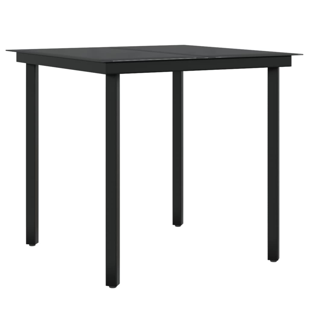 -Delige Tuinset Met Kussens 3 80 cm tafellengte Bruin