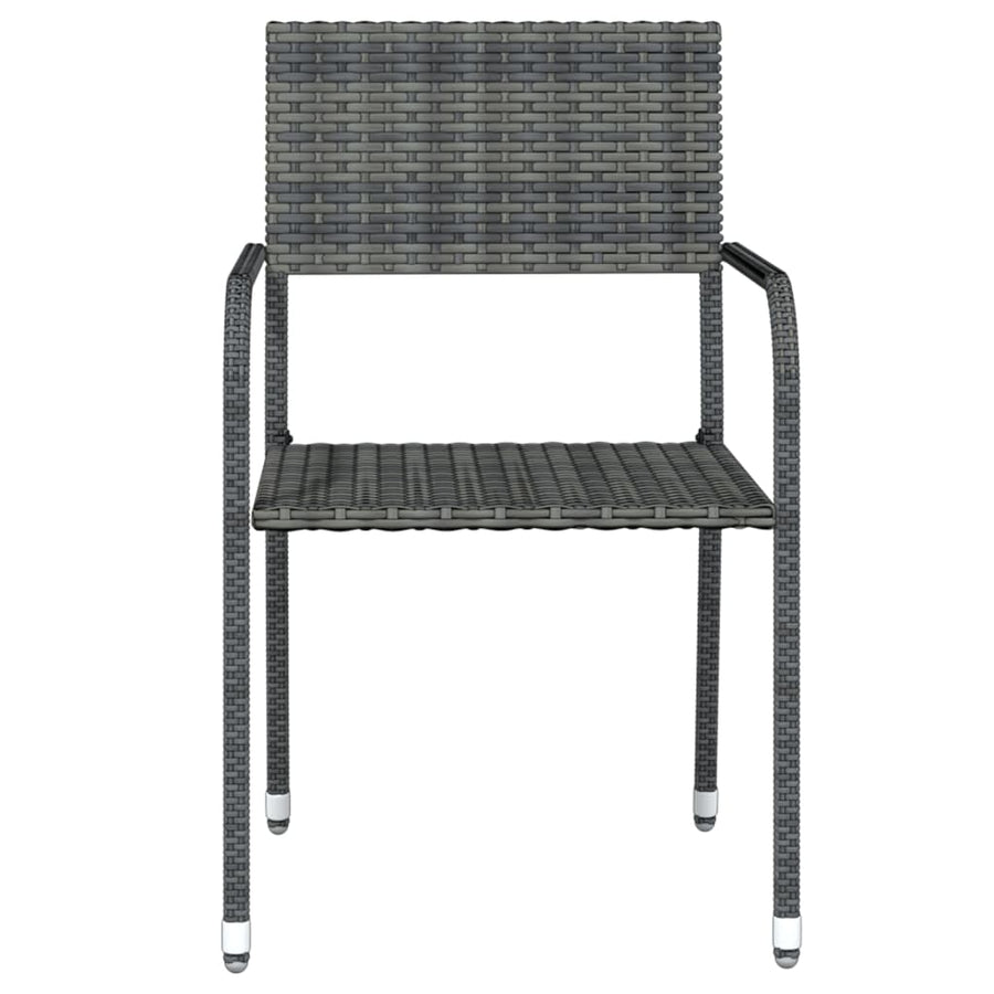 -Delige Tuinset 3 80 cm tafellengte Grijs