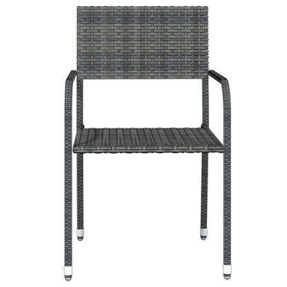-Delige Tuinset 3 80 cm tafellengte Grijs
