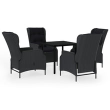 -Delige Tuinset 5 80 cm tafellengte Donkergrijs