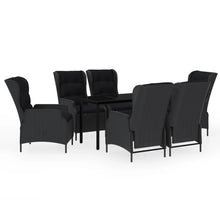 -Delige Tuinset 7 140 cm tafellengte Donkergrijs