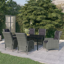 Tuinset 7 200 cm tafellengte Lichtgrijs
