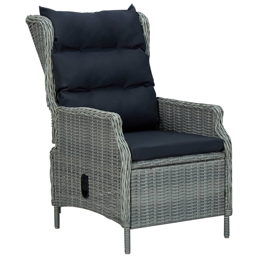 9-delige Tuinset lichtgrijs