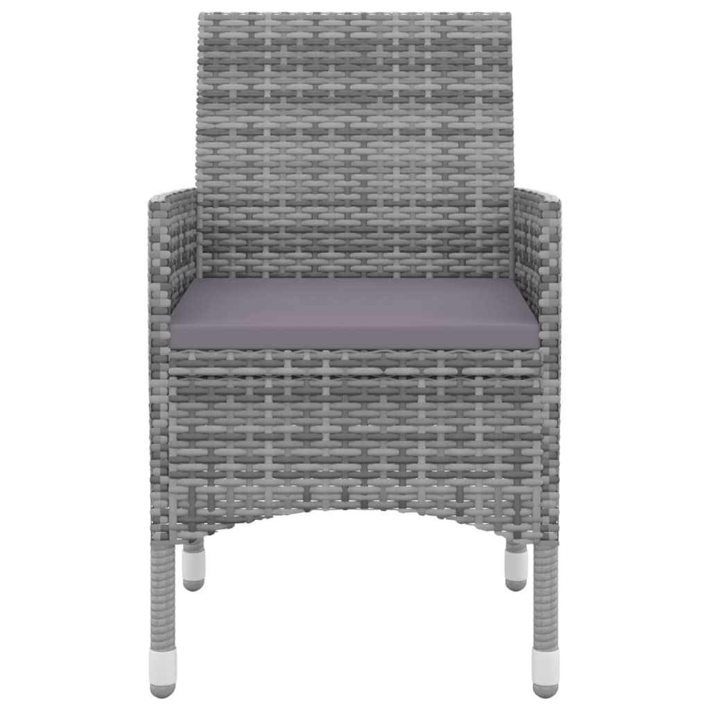 5-Delige Tuinset Met Kussens Poly Rattan En Glas 4