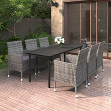7-Delige Tuinset Met Kussens Poly Rattan En Glas 6
