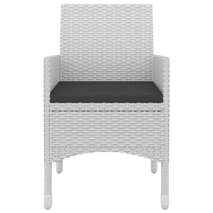 9-Delige Tuinset Met Kussens Poly Rattan En Glas 8