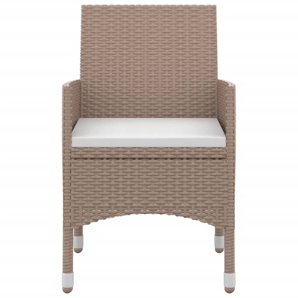 5-Delige Tuinset Met Kussens Poly Rattan En Glas 4