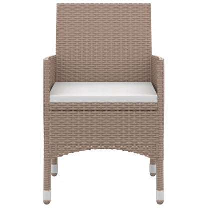 5-Delige Tuinset Met Kussens Poly Rattan En Glas 4