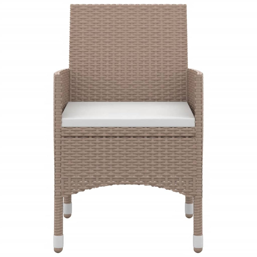 5-Delige Tuinset Met Kussens Poly Rattan En Glas 4