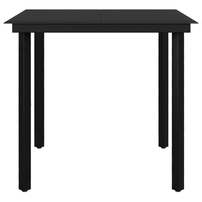 5-Delige Tuinset Met Kussens Poly Rattan En Glas 4