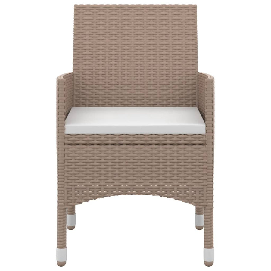 5-Delige Tuinset Met Kussens Poly Rattan En Glas 4