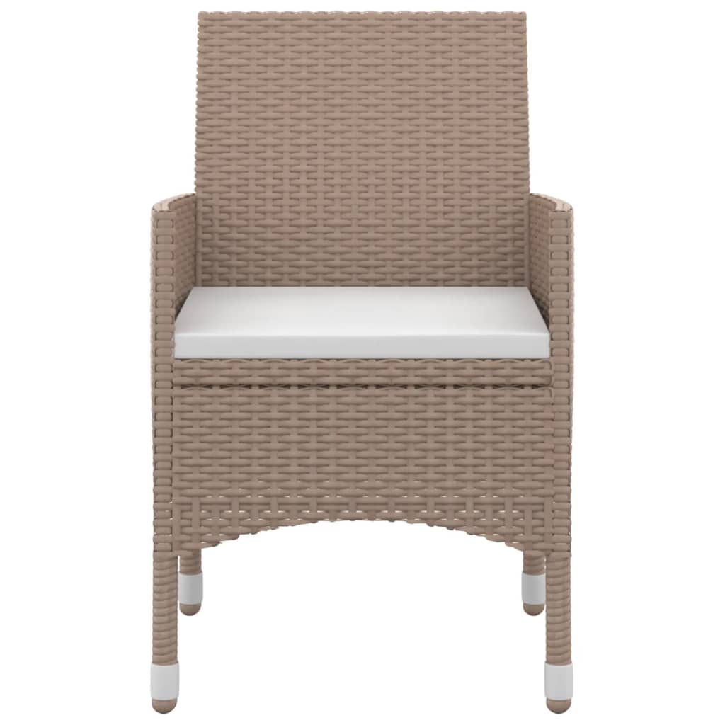 7-Delige Tuinset Met Kussens Poly Rattan En Glas 6