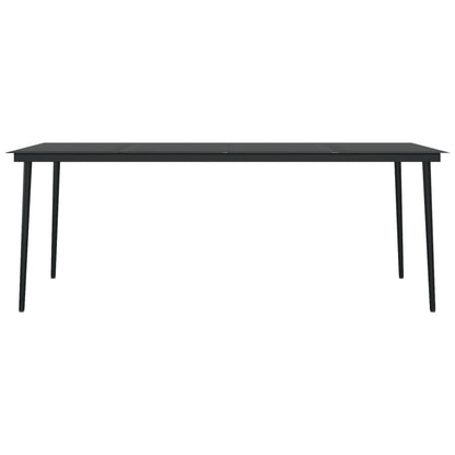9-delige Tuinset met kussens poly rattan en glas