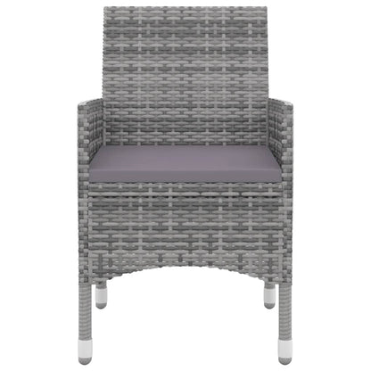 5-Delige Tuinset Met Kussens Poly Rattan En Glas 4