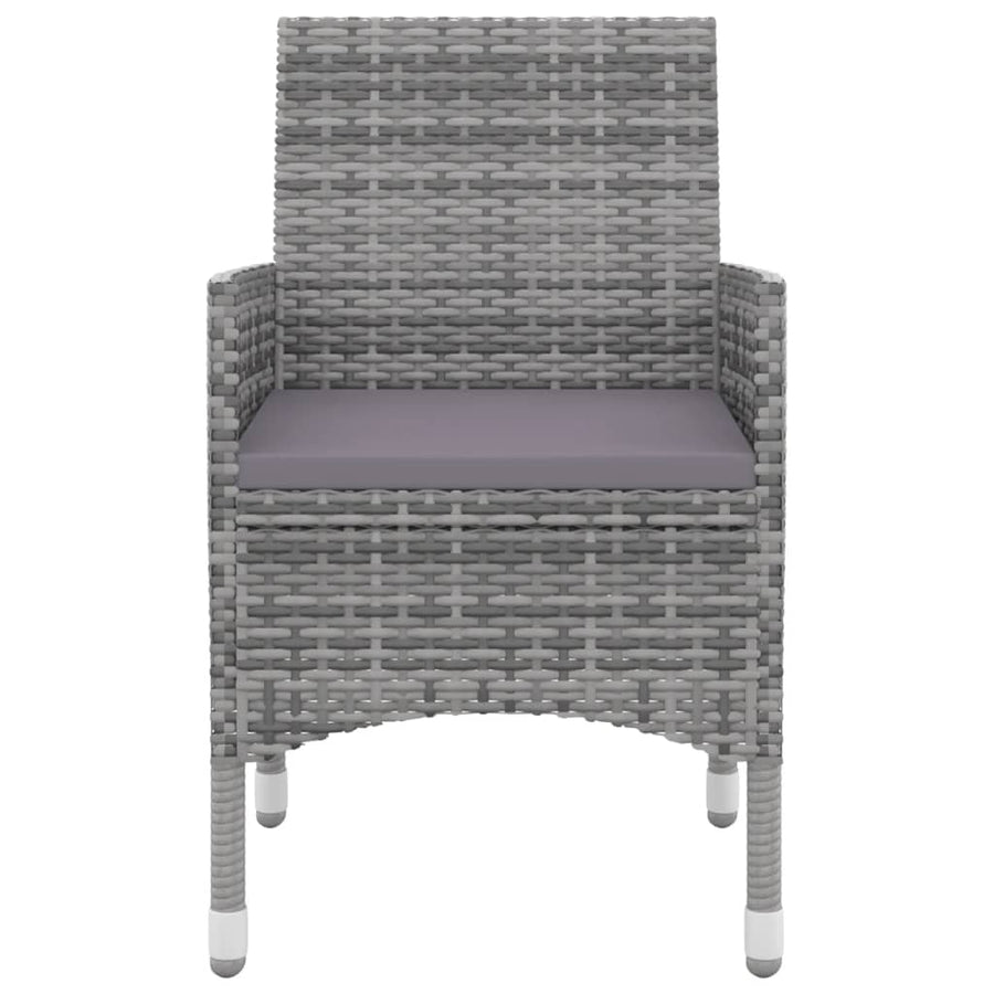 5-Delige Tuinset Met Kussens Poly Rattan En Glas 4