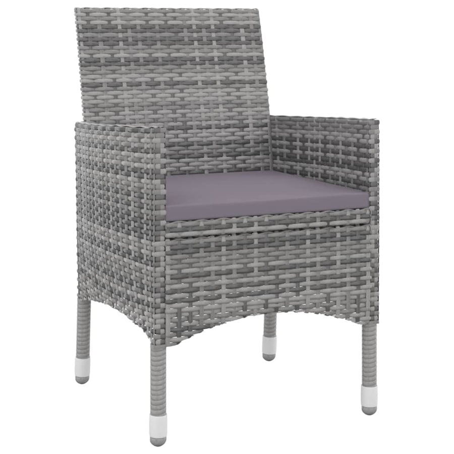 7-Delige Tuinset Met Kussens Poly Rattan En Glas 6