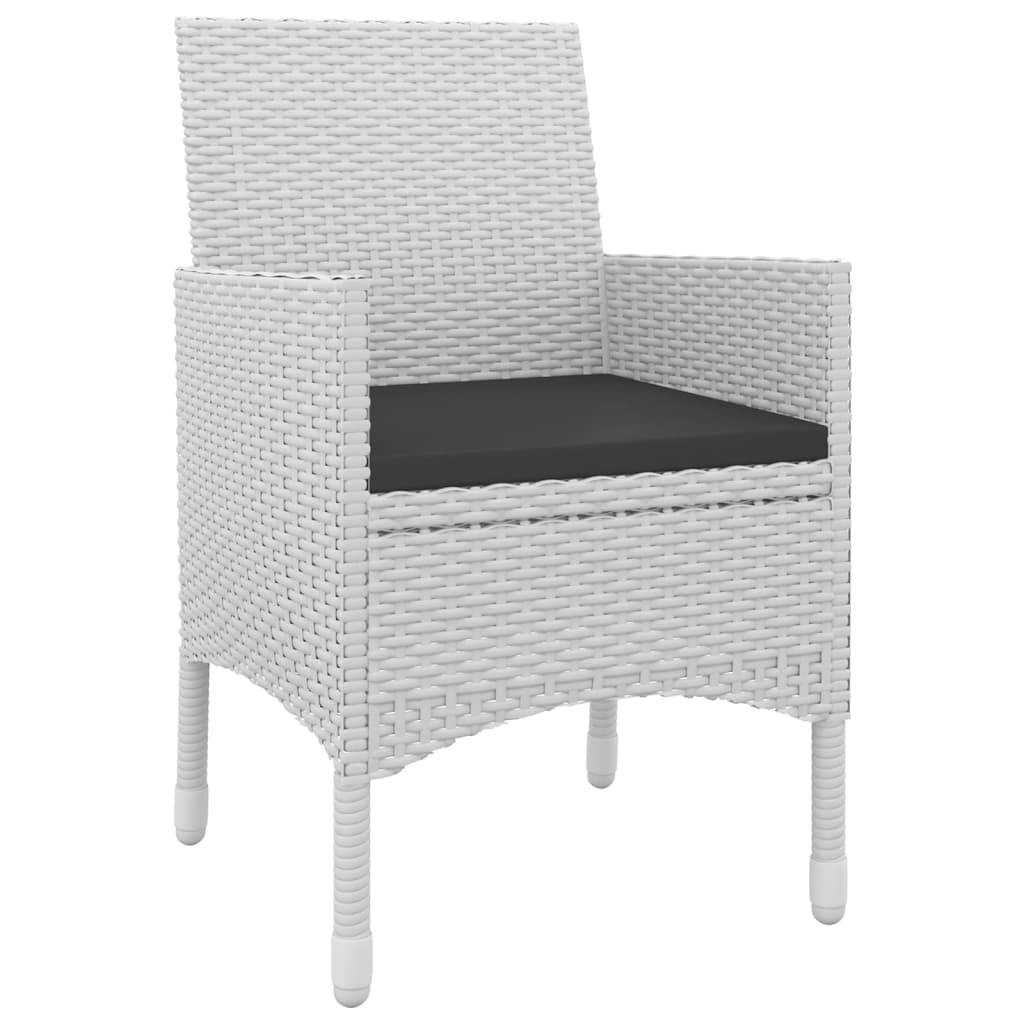 5-Delige Tuinset Met Kussens Poly Rattan En Glas 4