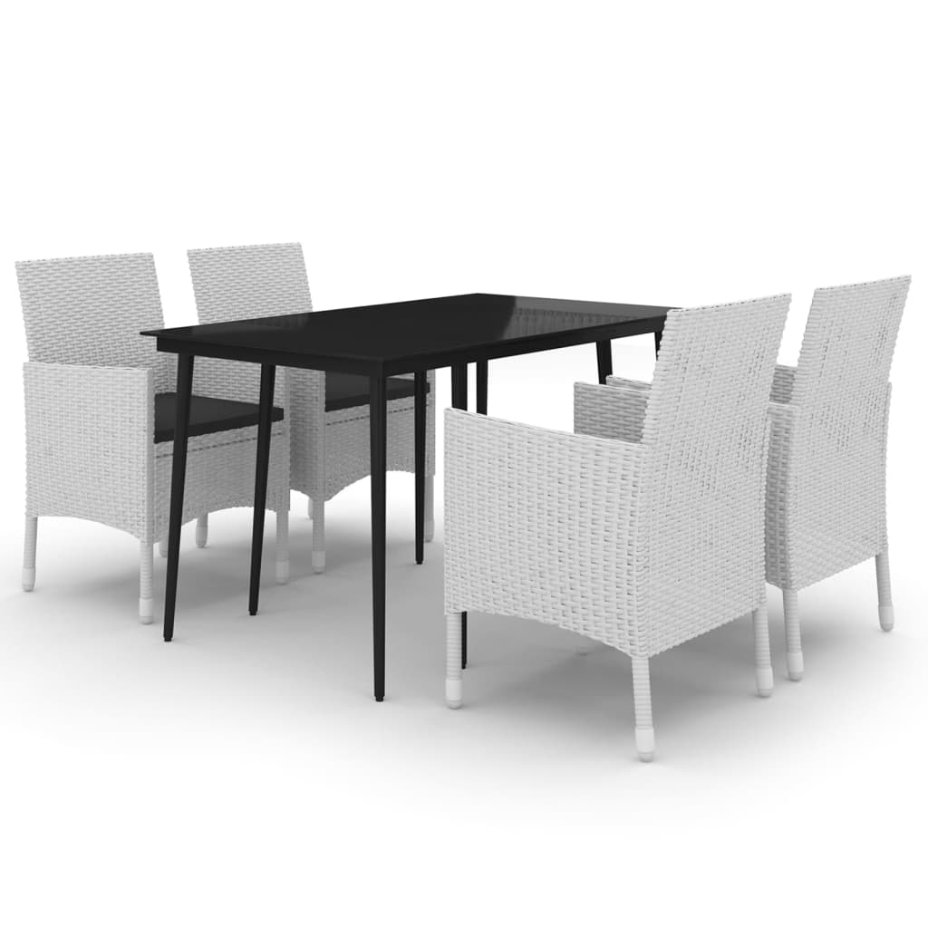 Tuinset Met Kussens Poly Rattan En Glas 5