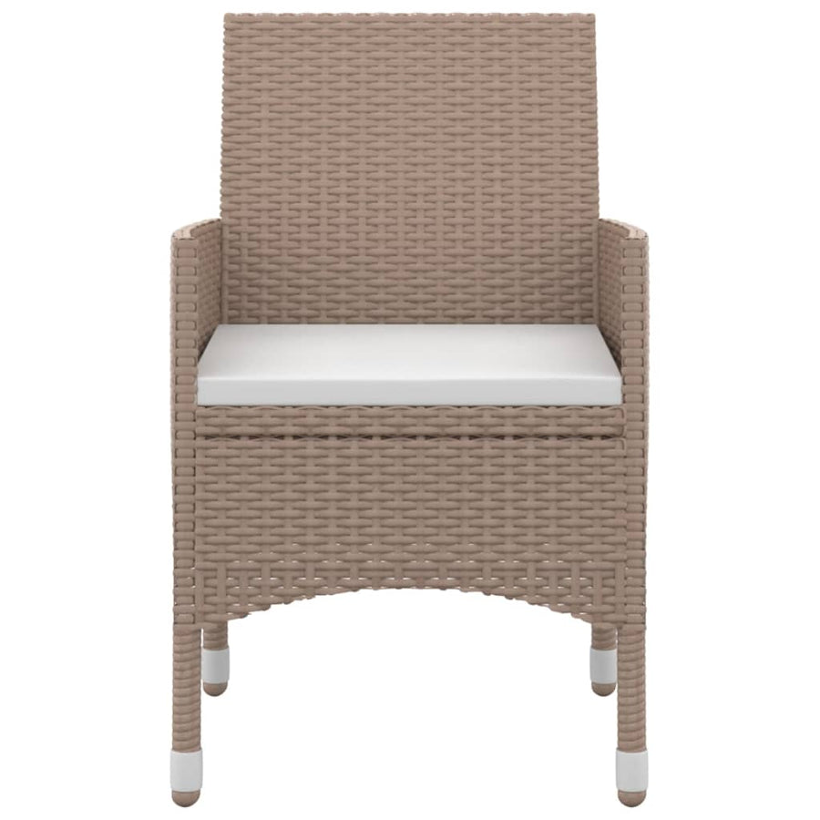 5-Delige Tuinset Met Kussens Poly Rattan En Glas 4