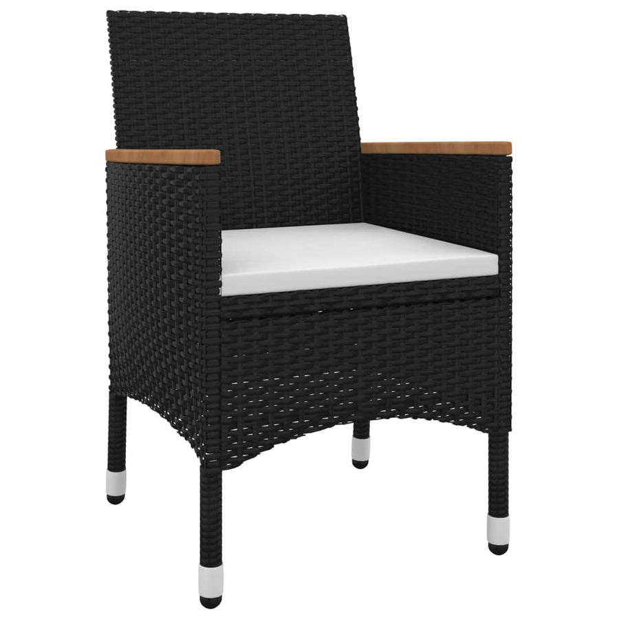 Tuinset Met Kussens Poly Rattan En Glas 3