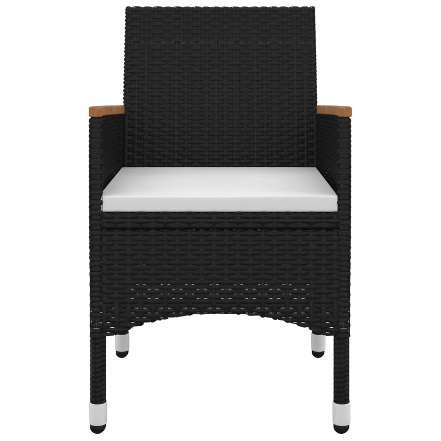 Tuinset Met Kussens Poly Rattan En Glas 3