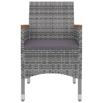 5-Delige Tuinset Met Kussens Poly Rattan En Glas 4