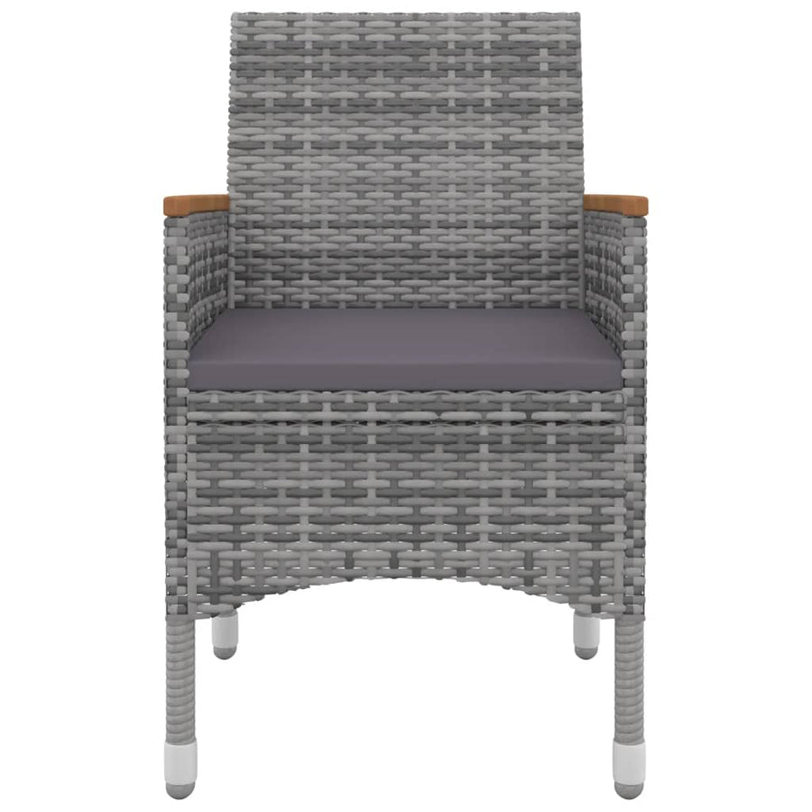 5-Delige Tuinset Met Kussens Poly Rattan En Glas 4