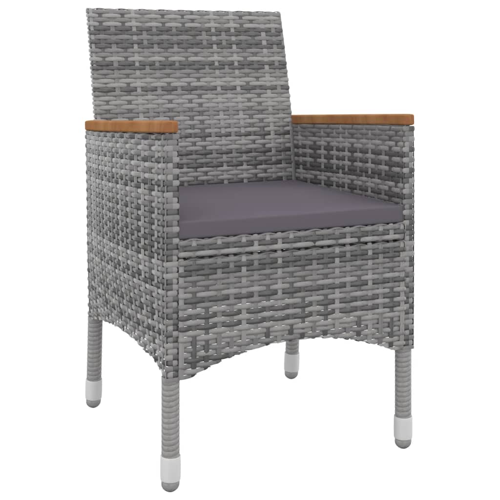 5-Delige Tuinset Met Kussens Poly Rattan En Glas 4