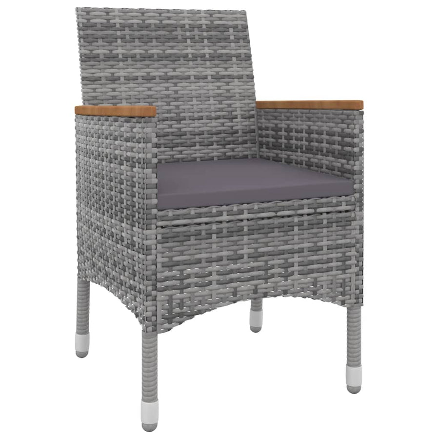 5-Delige Tuinset Met Kussens Poly Rattan En Glas 4