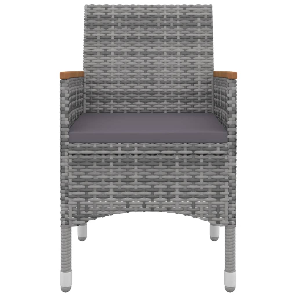 5-Delige Tuinset Met Kussens Poly Rattan En Glas 4