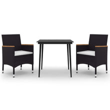 Tuinset Met Kussens Poly Rattan En Glas 3