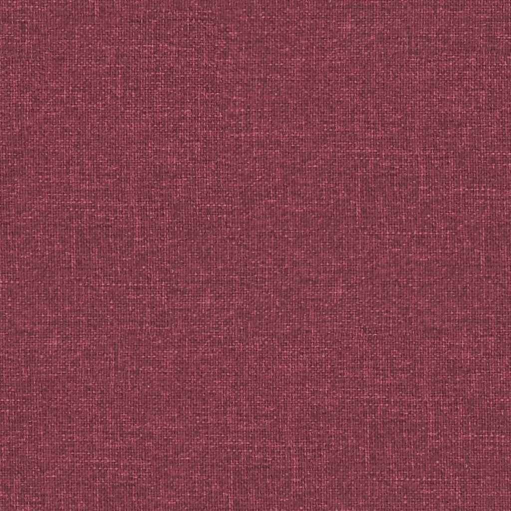 Fauteuil verstelbaar stof wijnrood