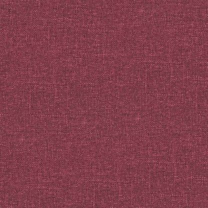 Fauteuil verstelbaar stof wijnrood