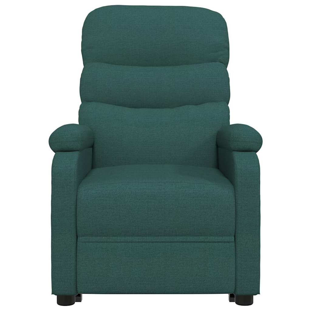 Fauteuil verstelbaar stof donkergroen