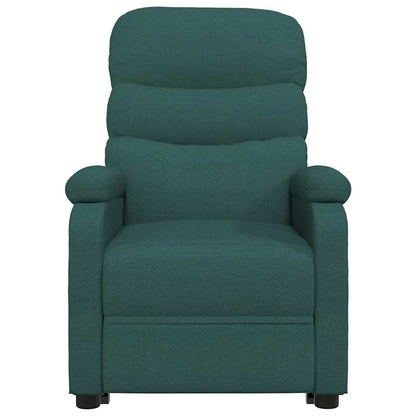 Fauteuil verstelbaar stof donkergroen