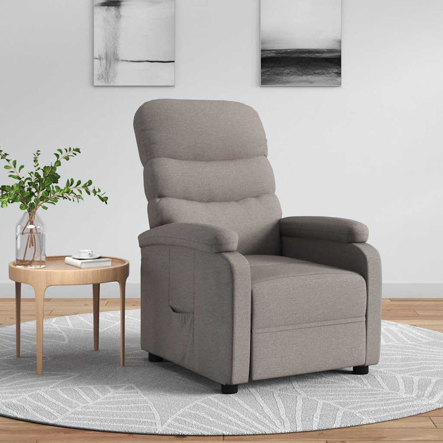 Fauteuil Verstelbaar Stof Taupe