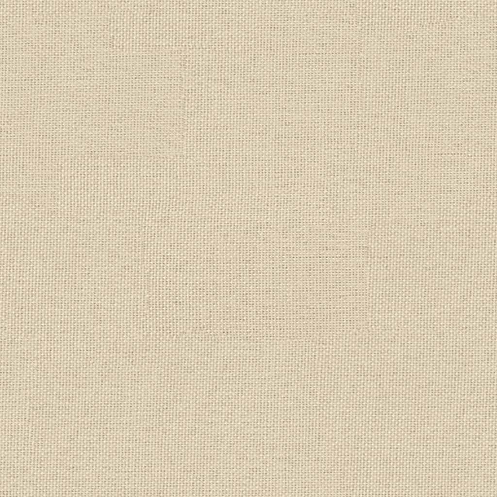 Fauteuil verstelbaar stof crèmekleurig