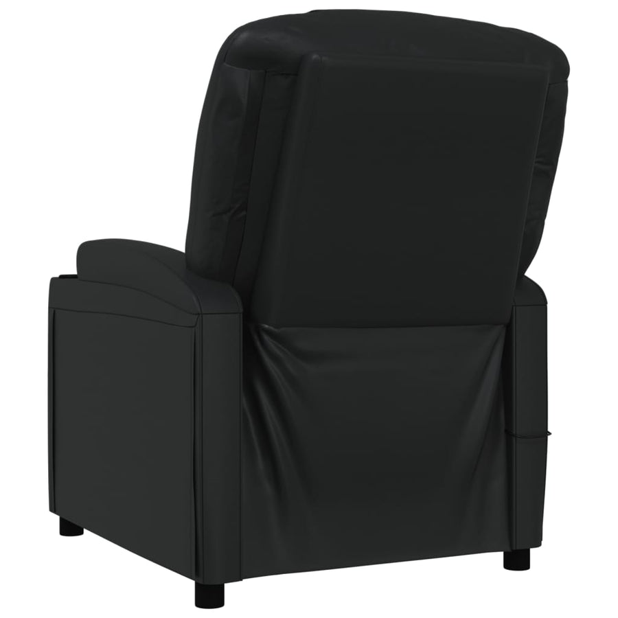Massagestoel Kunstleer Zwart