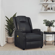 Massagestoel kunstleer zwart 75x88x100 cm