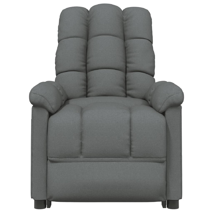 Massagestoel Stof Donkergrijs