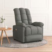 Massagestoel donkergrijs 74x99x102 cm