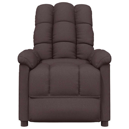 Massagestoel Stof Donkerbruin