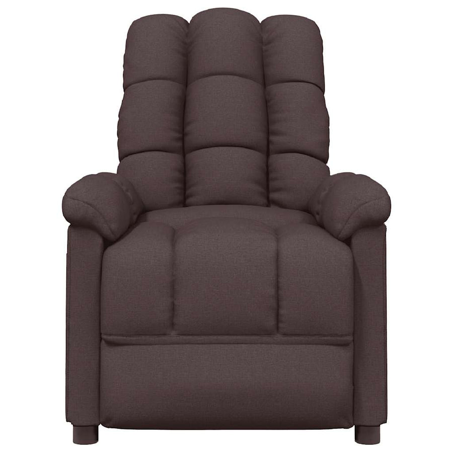 Massagestoel Stof Donkerbruin