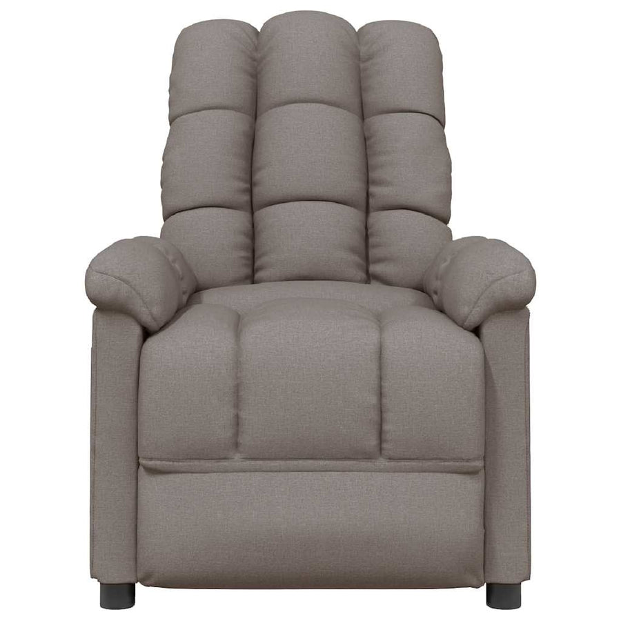 Massagestoel stof taupe