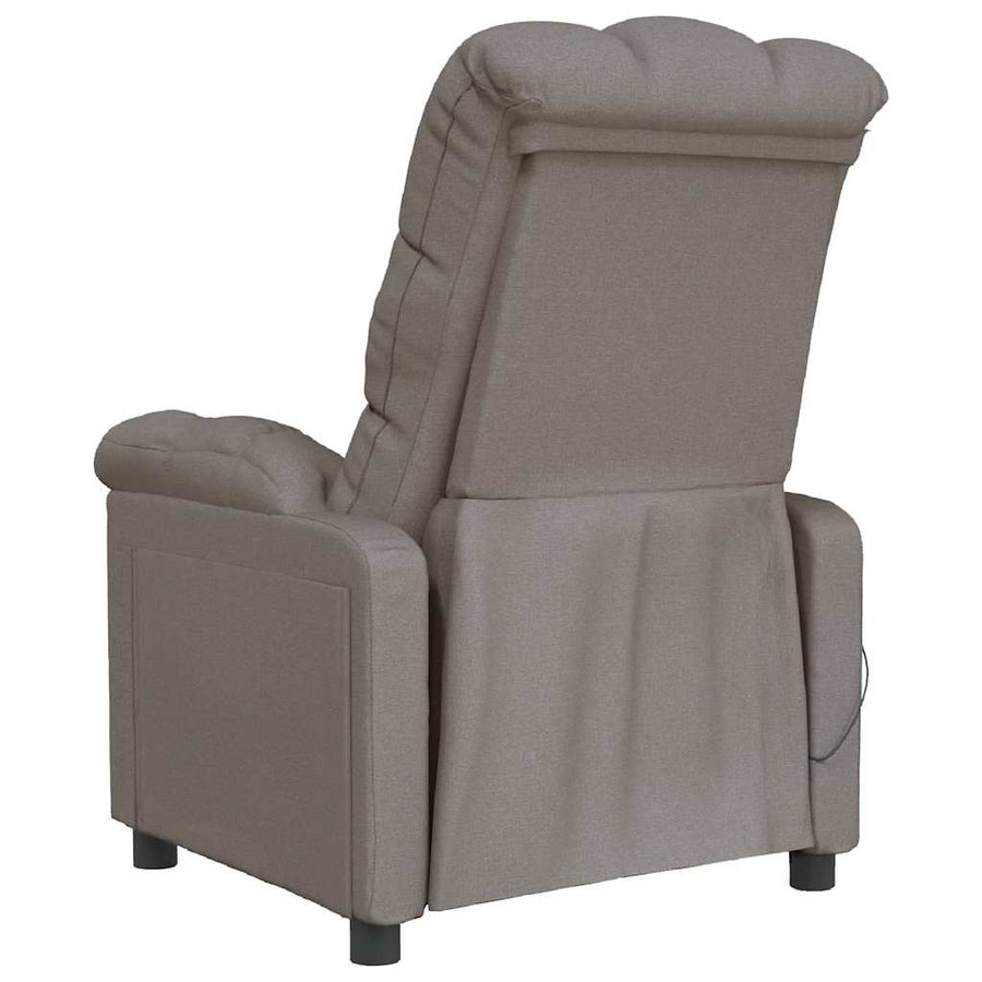 Massagestoel stof taupe