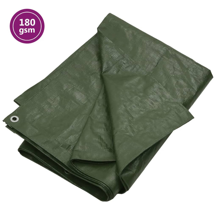 Dekzeil 180 g/m² 6x12 m HDPE groen 180 gsm 6 x 12 m