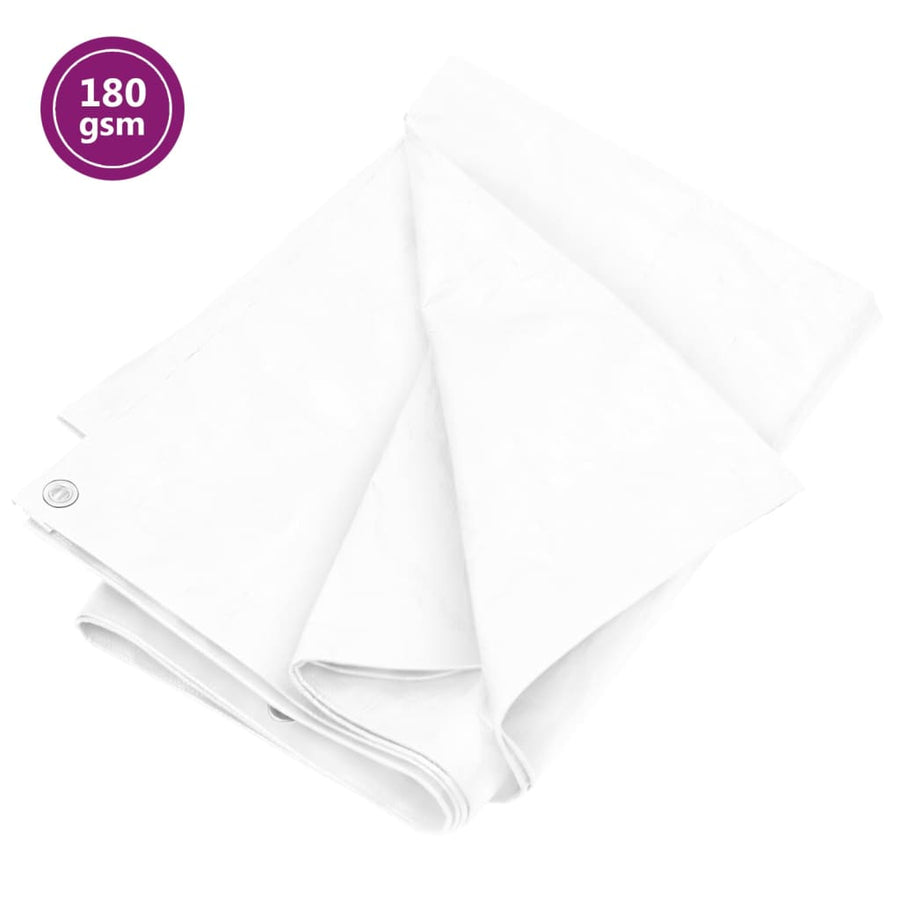 Dekzeil 180 g/m² 4x6 m HDPE wit 180 gsm 4 x 6 m