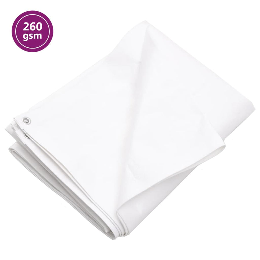 Dekzeil 260 G/M² Hdpe Wit 260 gsm 6 x 10 m