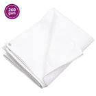 Tarpaulin 260 gsm 8x8 m HDPE white