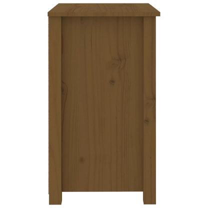 Nachtkastjes 2 St 50X35X61,5 Cm Massief Grenenhout Honingbruin